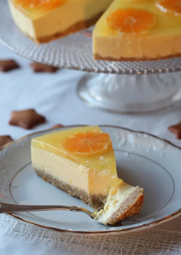 Ostekake med appelsin