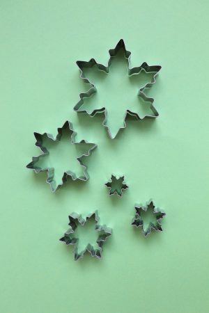 Snøstjerneutstikkere 5 stk